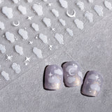 Muted Whisper Nail Art Stickers
