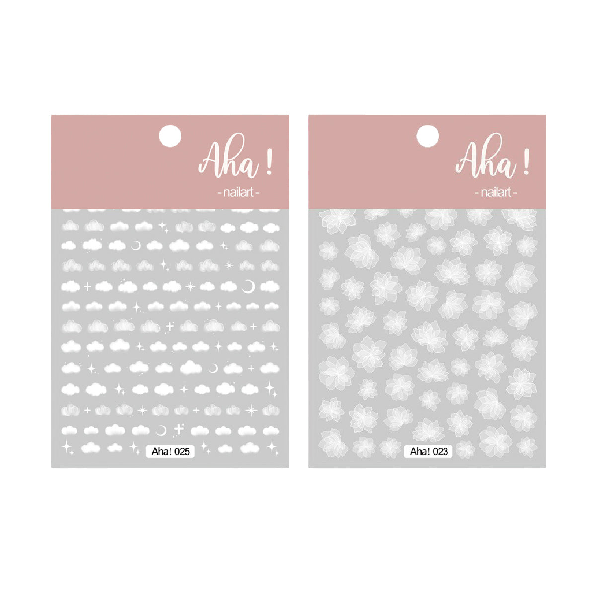 Muted Whisper Nail Art Stickers