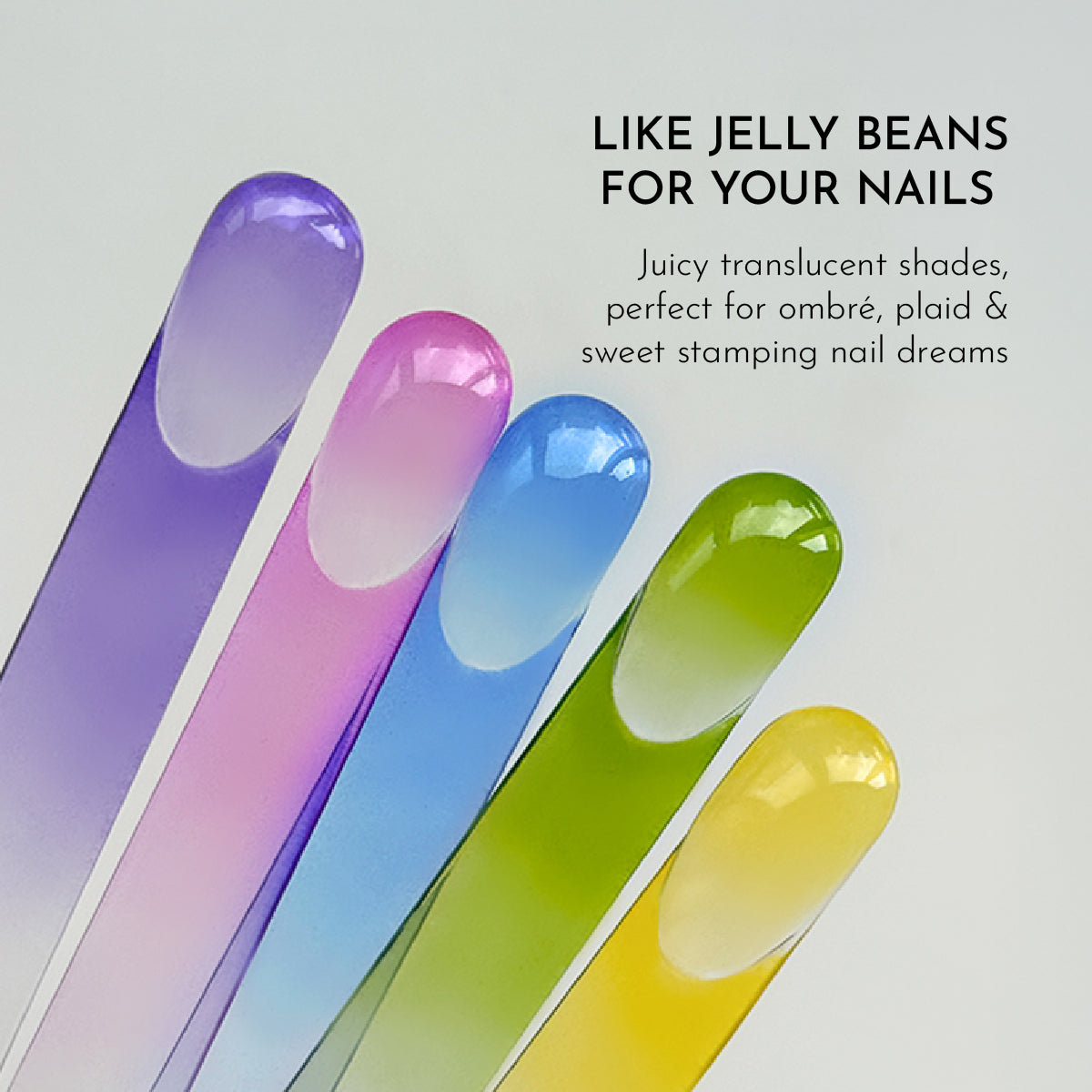 Nail & Yolly Glazed Candy Gel Palette / 18 Colours