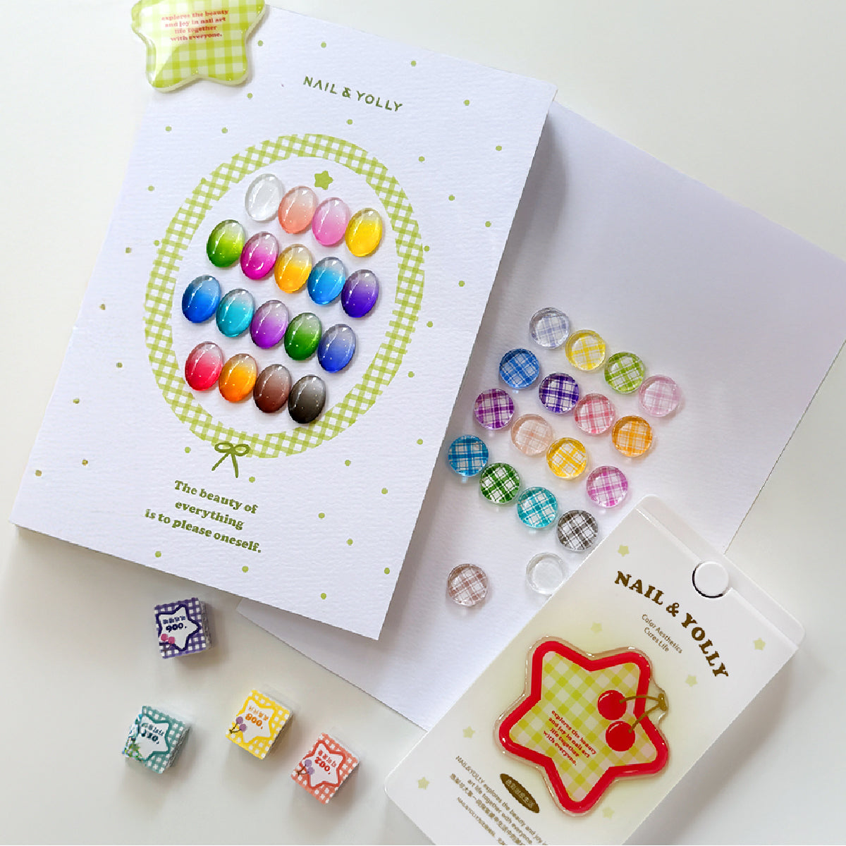 Nail & Yolly Glazed Candy Gel Palette / 18 Colours