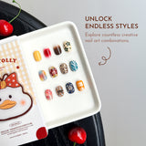 Nail & Yolly Retro Doodle Duck Drawing Gel Palette / 18 Colours
