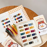 Nail & Yolly Retro Doodle Duck Drawing Gel Palette / 18 Colours