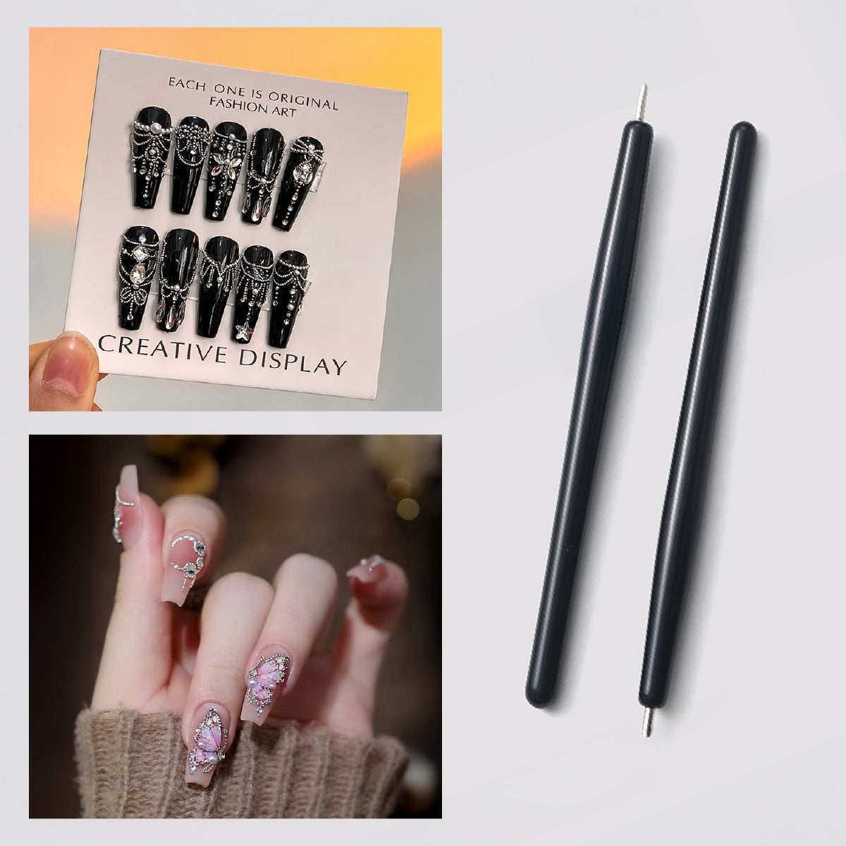 Nail Art Cateye Swirl Magnet Wand