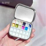 Nail Art Colour Mixing Pocket Palette Box 24 Wells