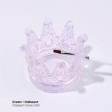 Nail Art Tools - Dappen Glass Dish Crown Iridiscent