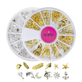 Nail Art Summer Seashells Charms Mix