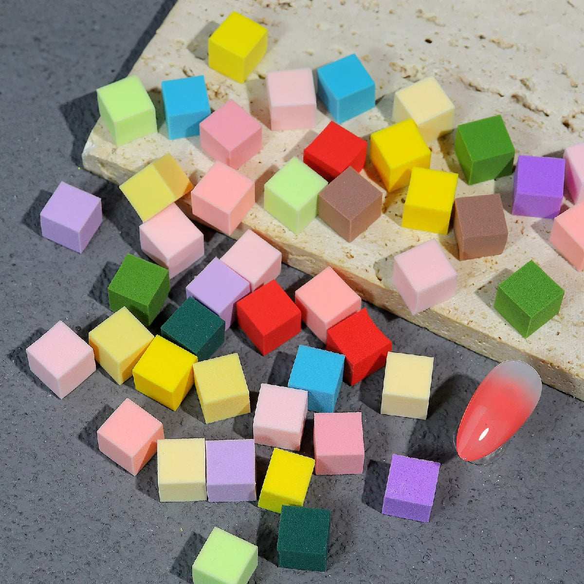 Mini Gradient Sponge Cubes /50pcs