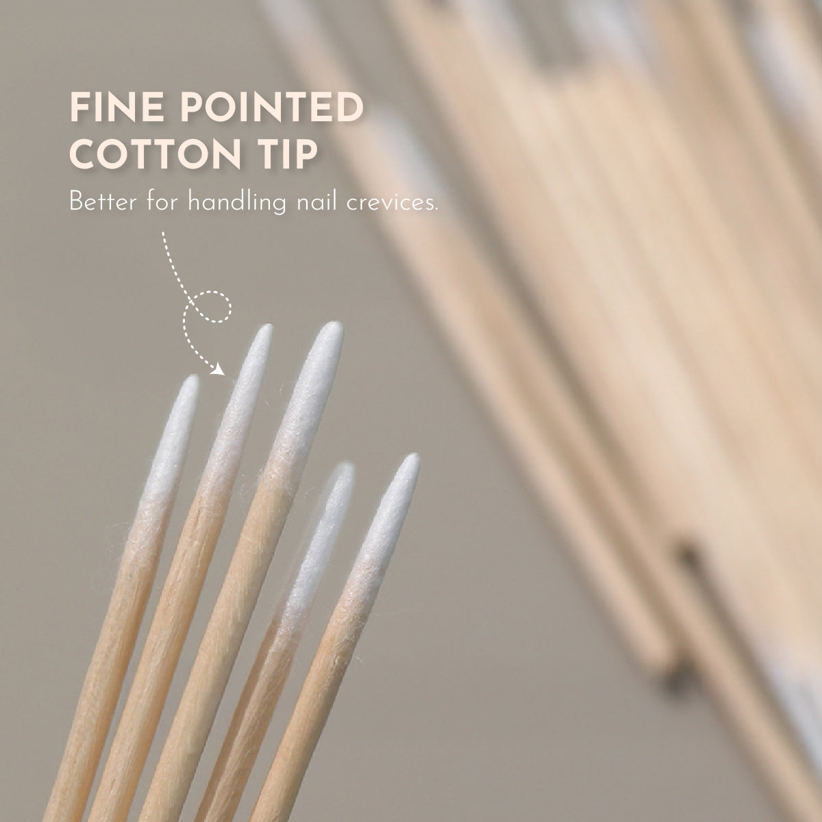 Nail Art Wooden Sticks Cotton Swabs
