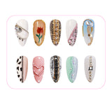 Nail Art Chains Mix Set / 12 Designs