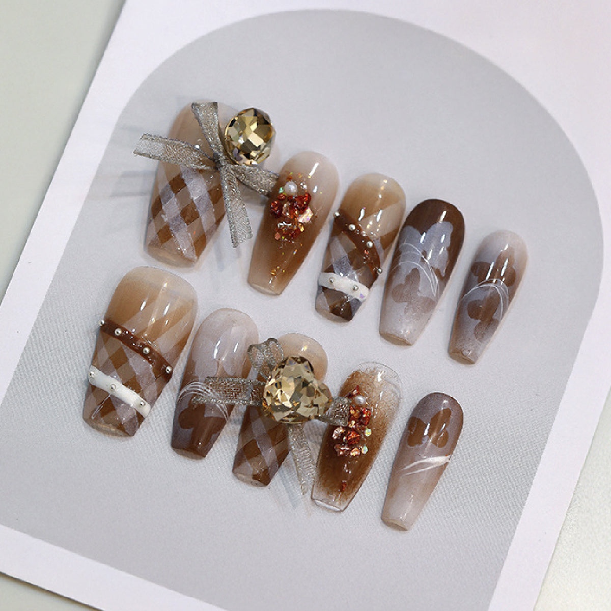 Organza Ribbon Charms / Pack of 5