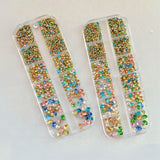 Pointed Back Gems Rhinestones Mix