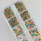 Pointed Back Gems Rhinestones Mix