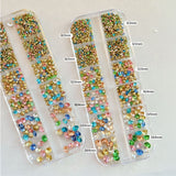 Pointed Back Gems Rhinestones Mix