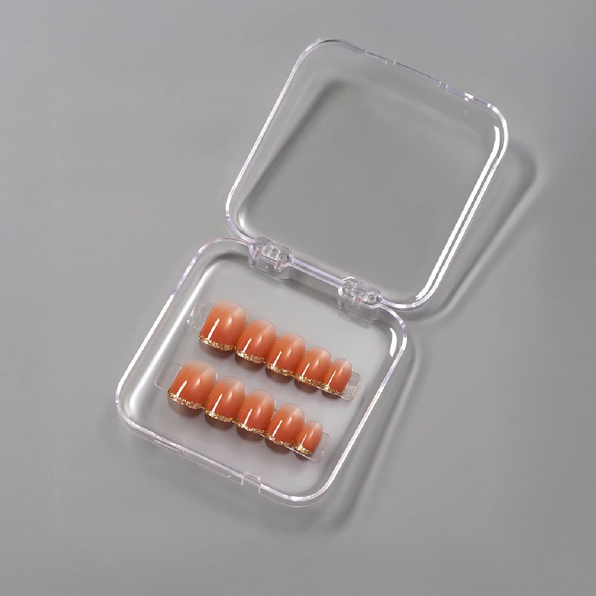 Press On Nails Transparent Storage Box Packaging