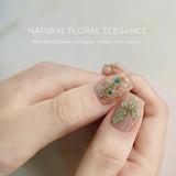 Pressed Dried Flowers & Leaves Mix Nail Art Decorations