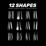 Pro Mixed Dual Nail Forms / 12 Shapes