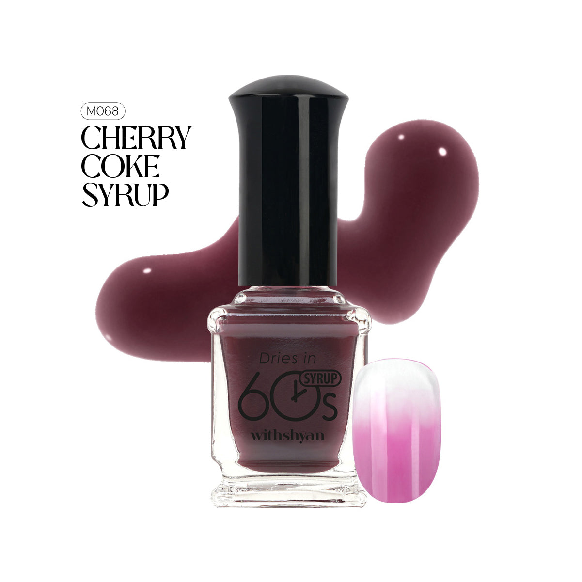 WithShyan Korea Nail Polishes Dries in 60s - Purple & Violet Collection