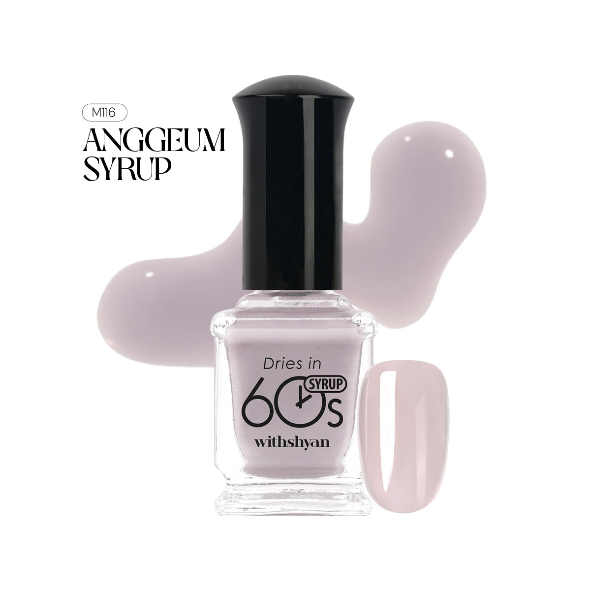 WithShyan Korea Nail Polishes Dries in 60s - Purple & Violet Collection