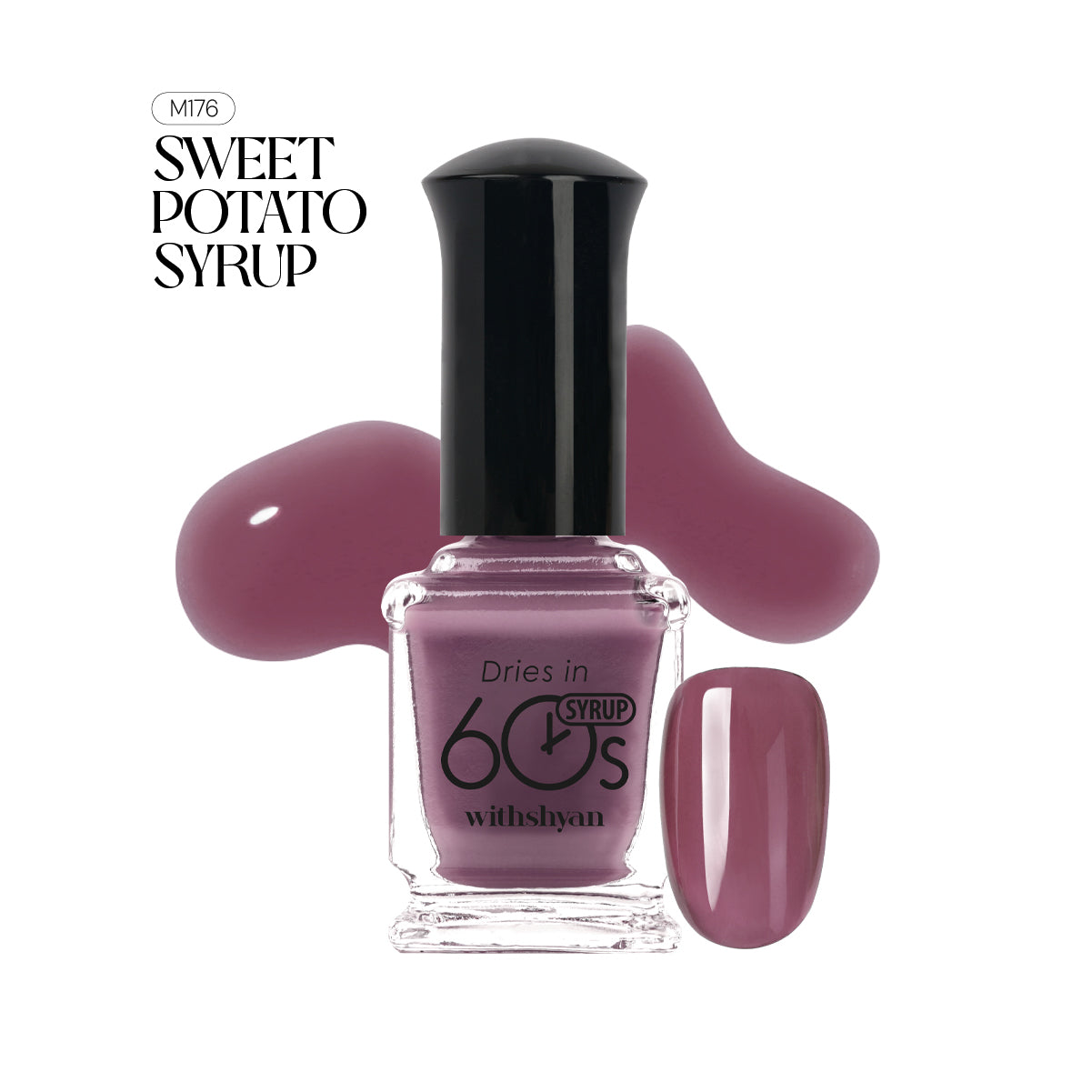 WithShyan Korea Nail Polishes Dries in 60s - Purple & Violet Collection