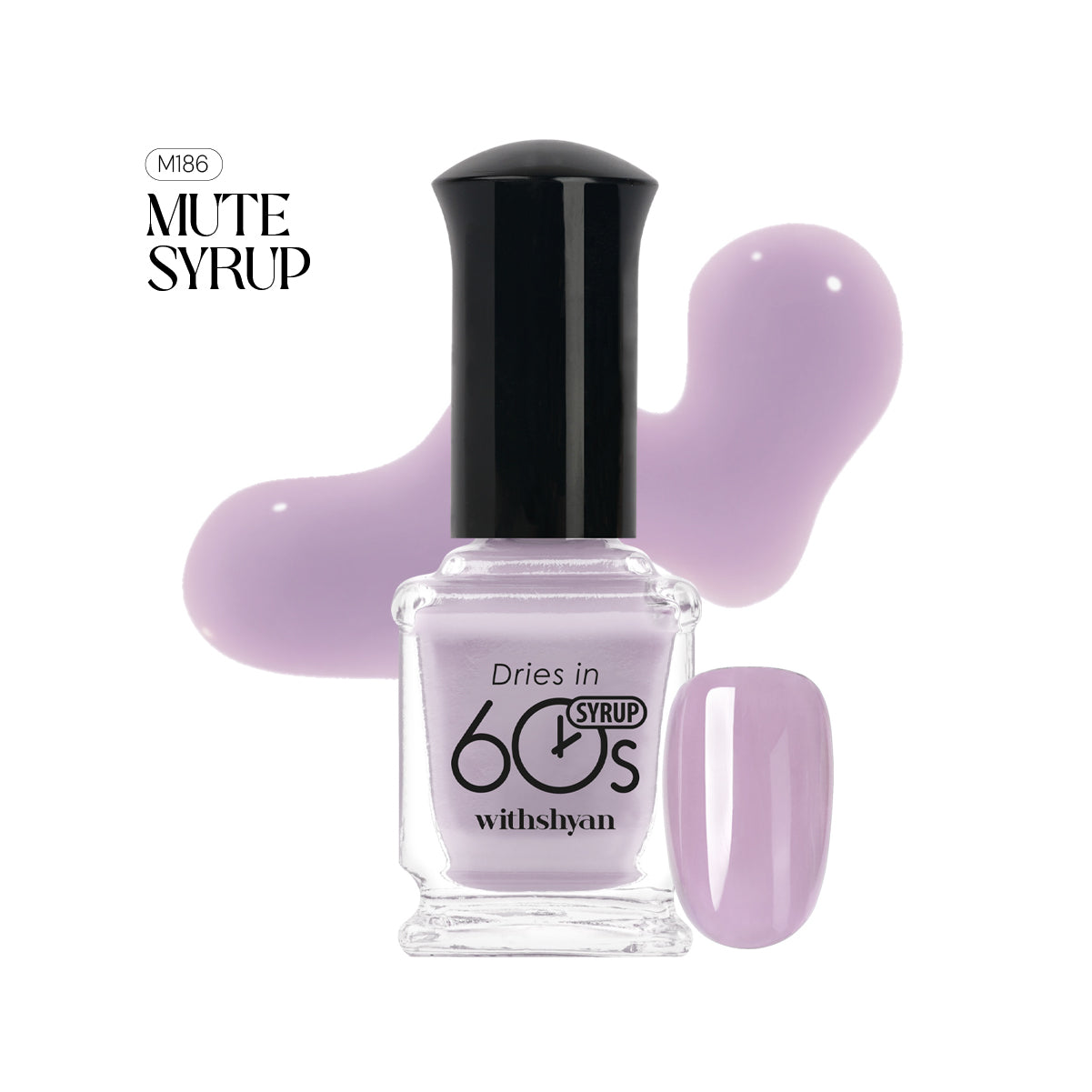 WithShyan Korea Nail Polishes Dries in 60s - Purple & Violet Collection
