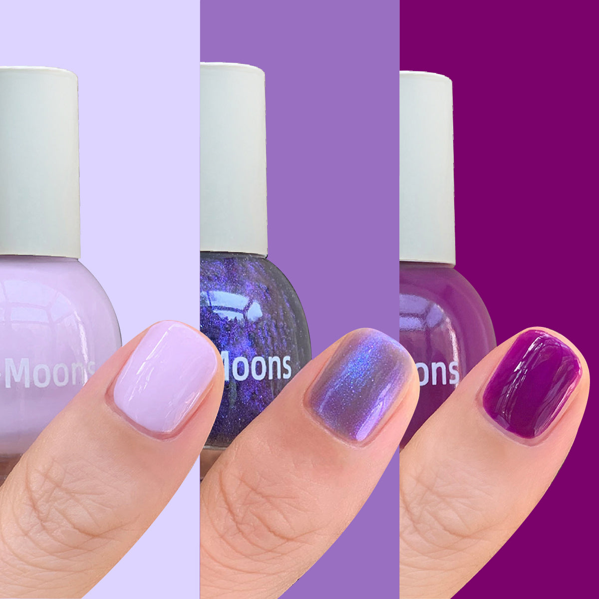 Water Based Nail Polish - Purples & Mauves