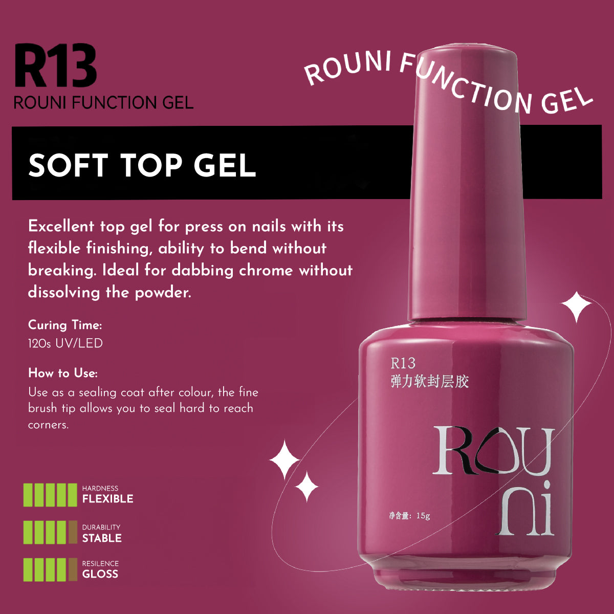 Rou Ni Soft Top Gel