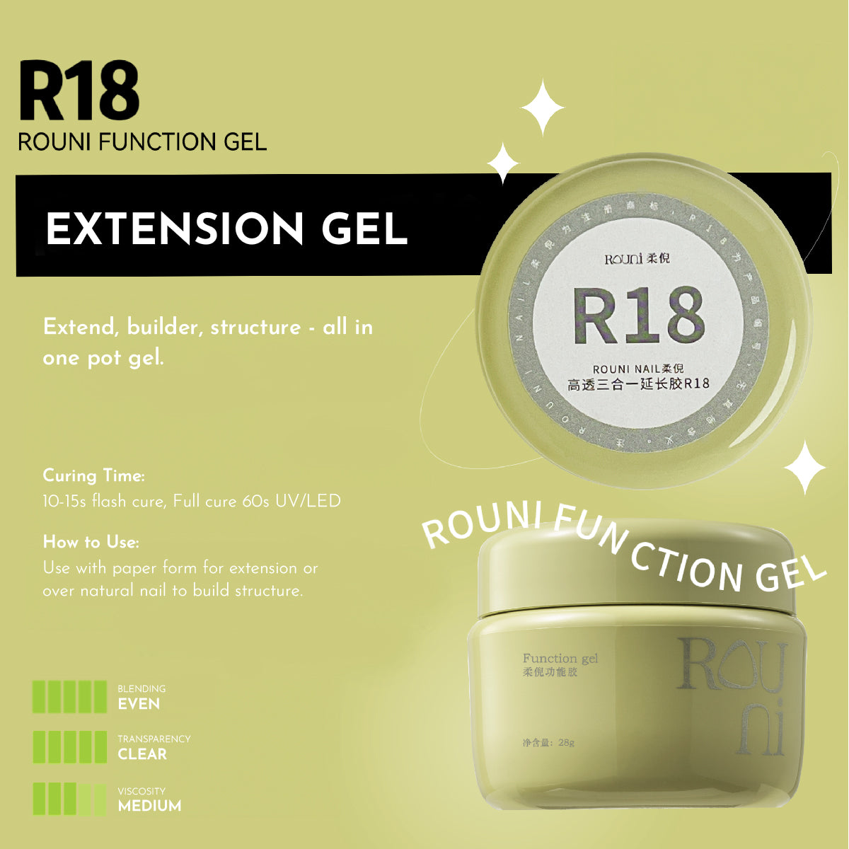 Rou Ni Extension Gel