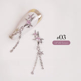 Rebel Princess Nail Art Charms / Pack of 3