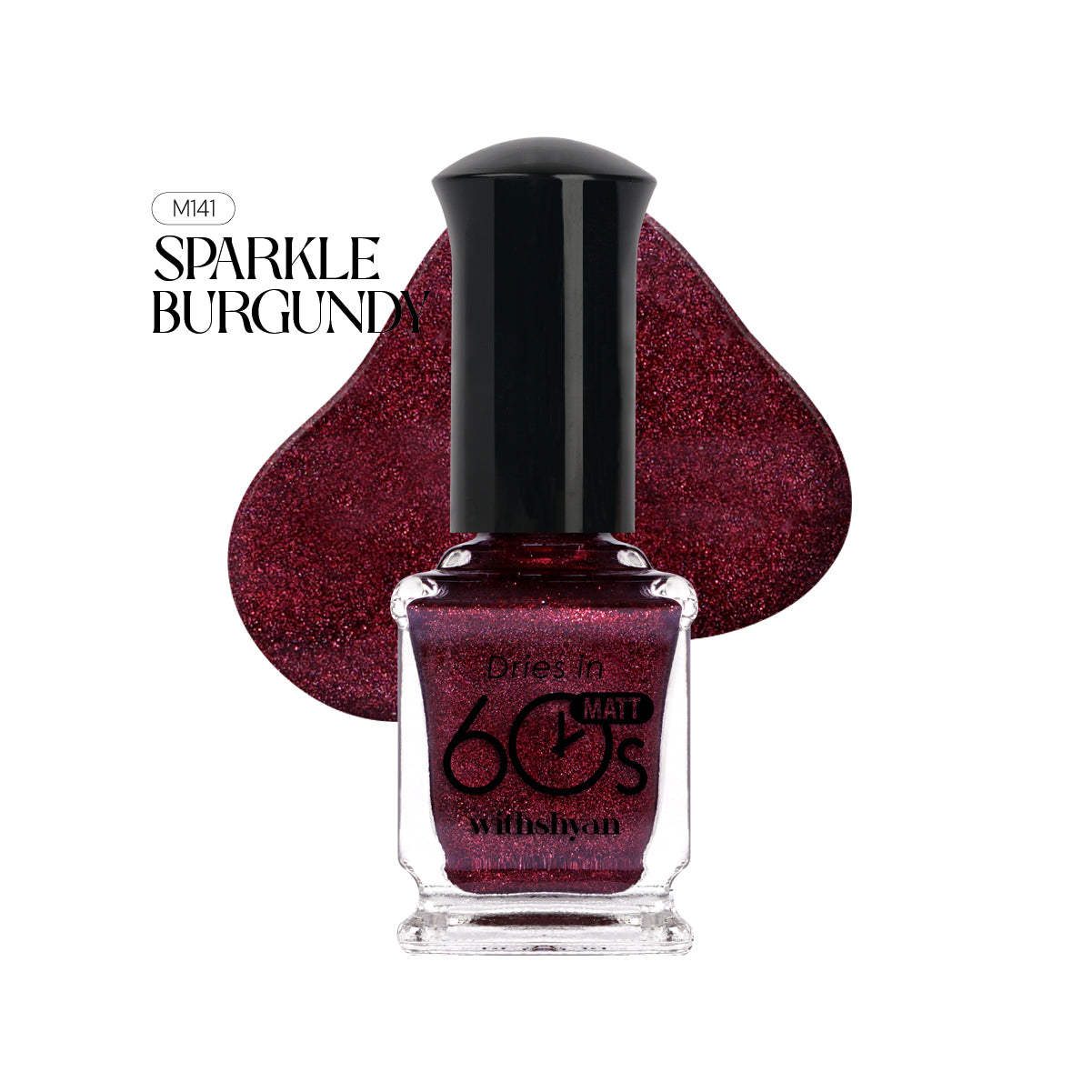 WithShyan Korea Nail Polishes Dries in 60s - Red & Burgundy Collection