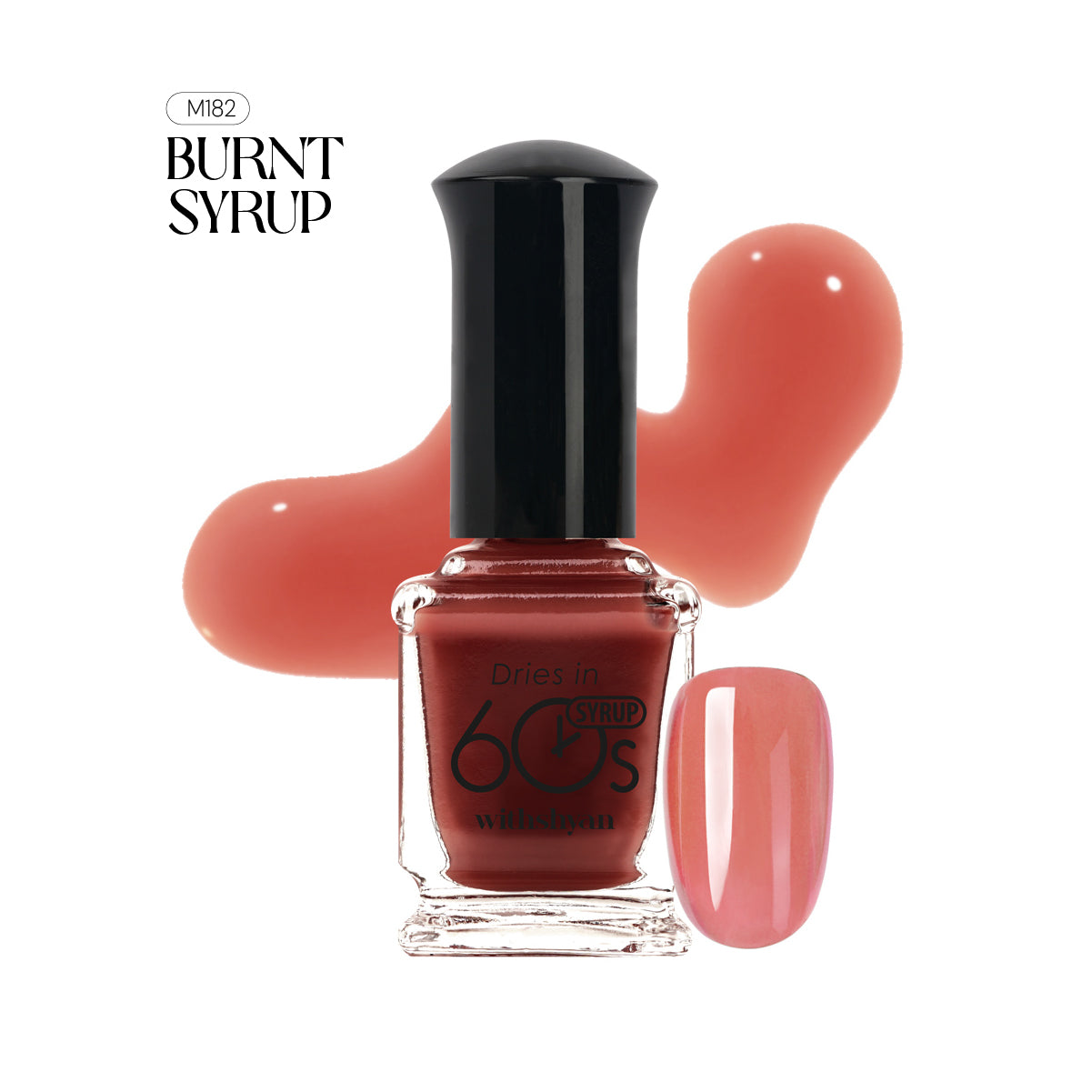 WithShyan Korea Nail Polishes Dries in 60s - Red & Burgundy Collection