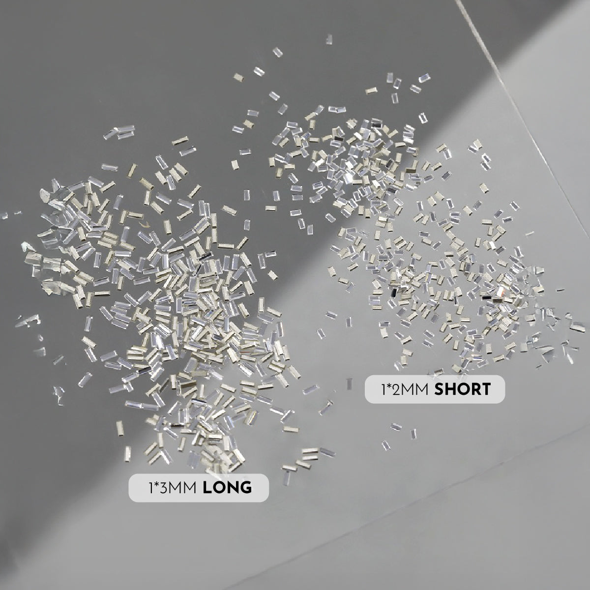 Reflective Bar Charms / Pack of 50