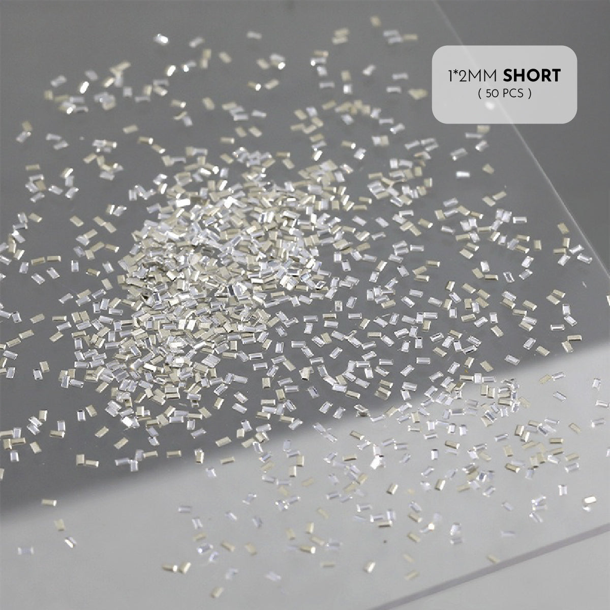 Reflective Bar Charms / Pack of 50