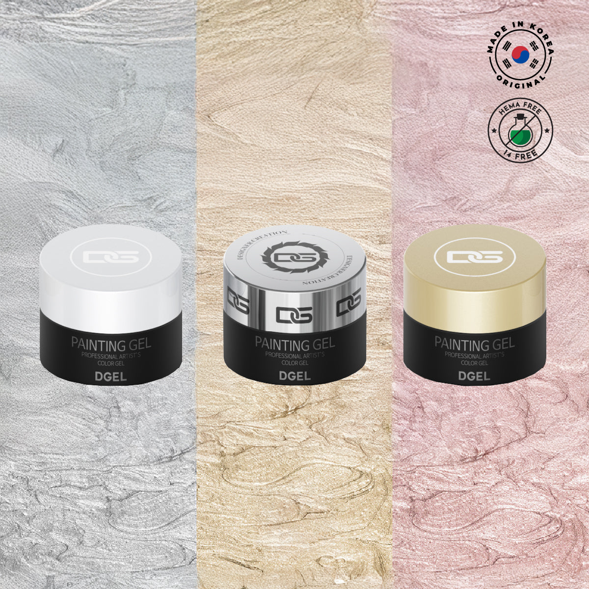 DGEL Romantic Twinkle Metallic Gel