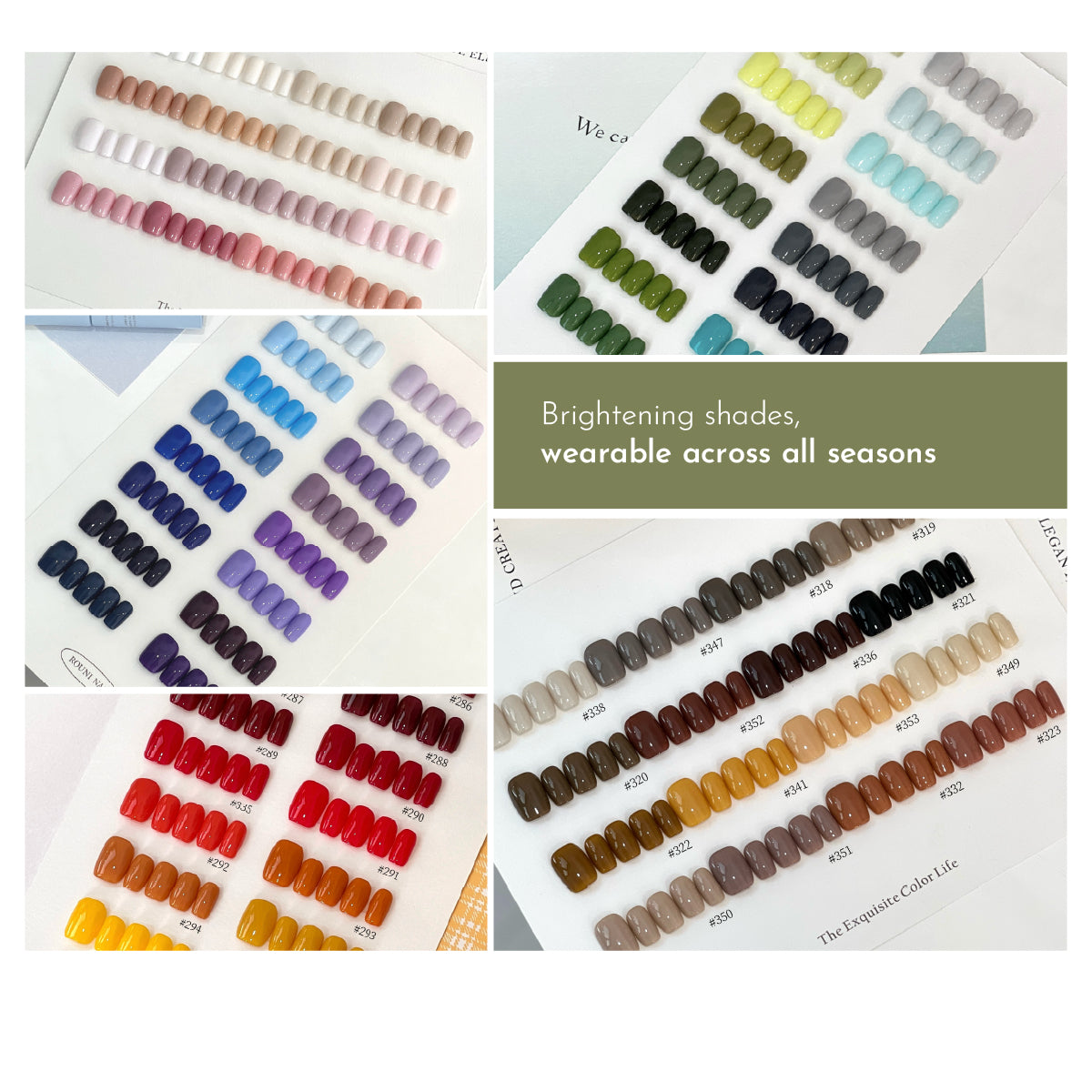 Rou Ni Rainbow Island Full Set / 80 Colours