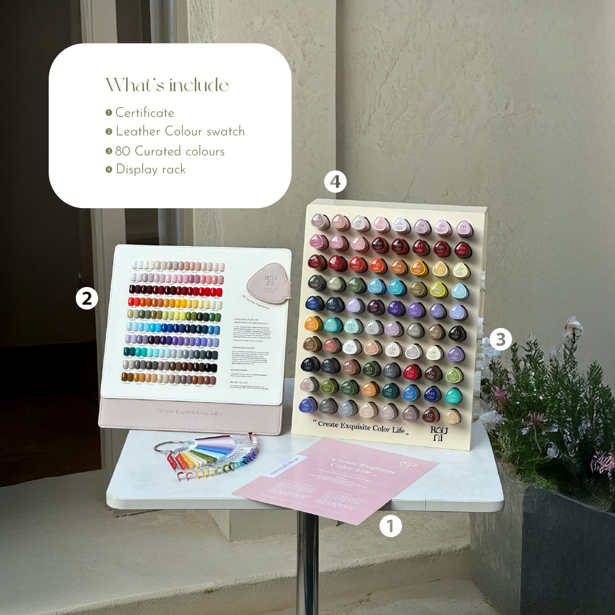 Rou Ni Rainbow Island Full Set / 80 Colours