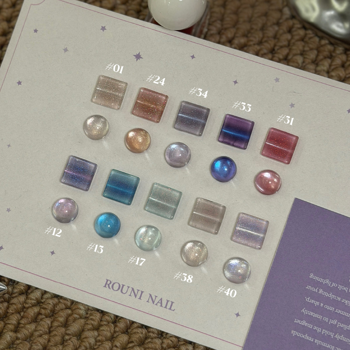 Rou Ni Unicorn Fantasy Magnetic Full Set / 40 Colours