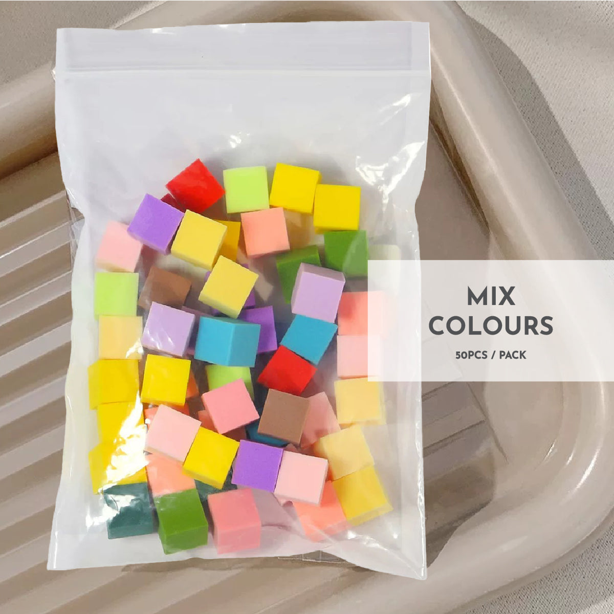 Mini Gradient Sponge Cubes /50pcs