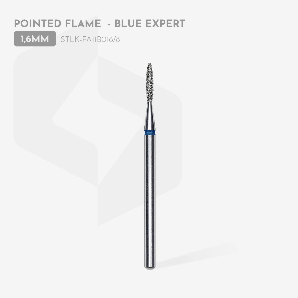 Diamond Nail Drill Bit Pointed Flame EXPERT