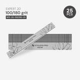 Expert 20 Straight Mineral Nail File / 2 Grits (25pc)