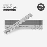 Expert 20 Straight Mineral Nail File / 2 Grits (25pc)