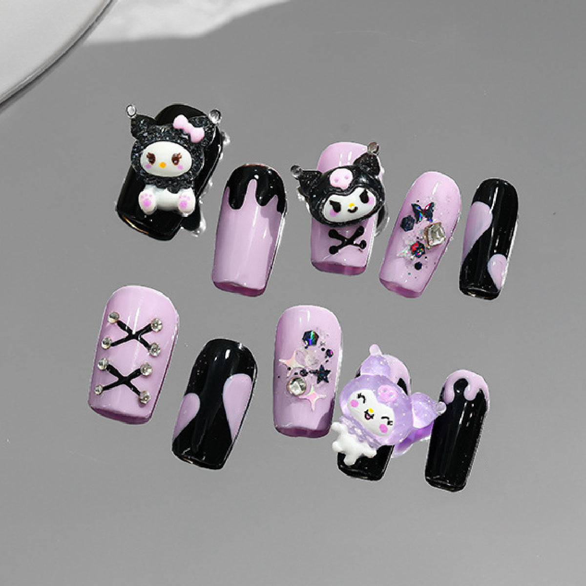 Kuromi & Friends Nail Charms / Pack of 5
