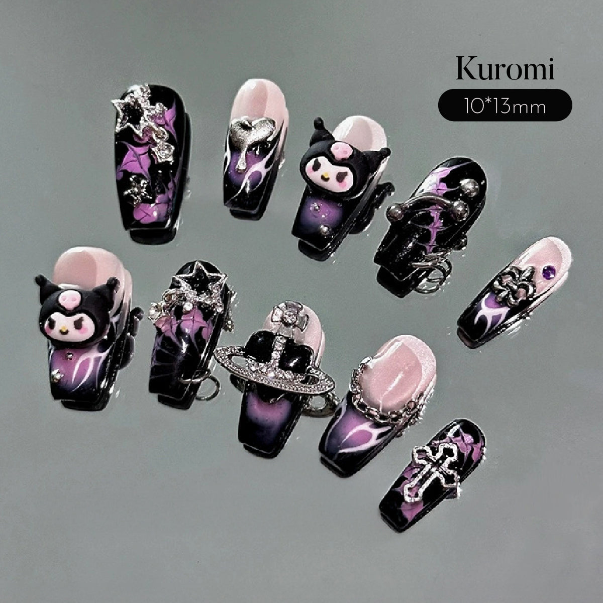 Kuromi & Friends Nail Charms / Pack of 5