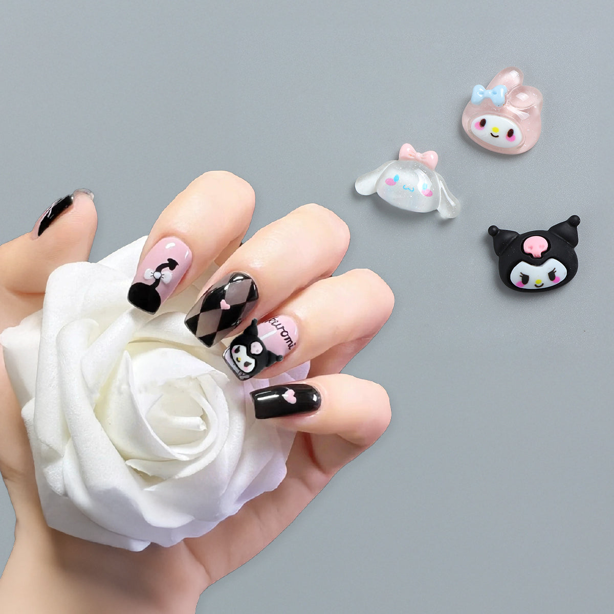 Kuromi & Friends Nail Charms / Pack of 5