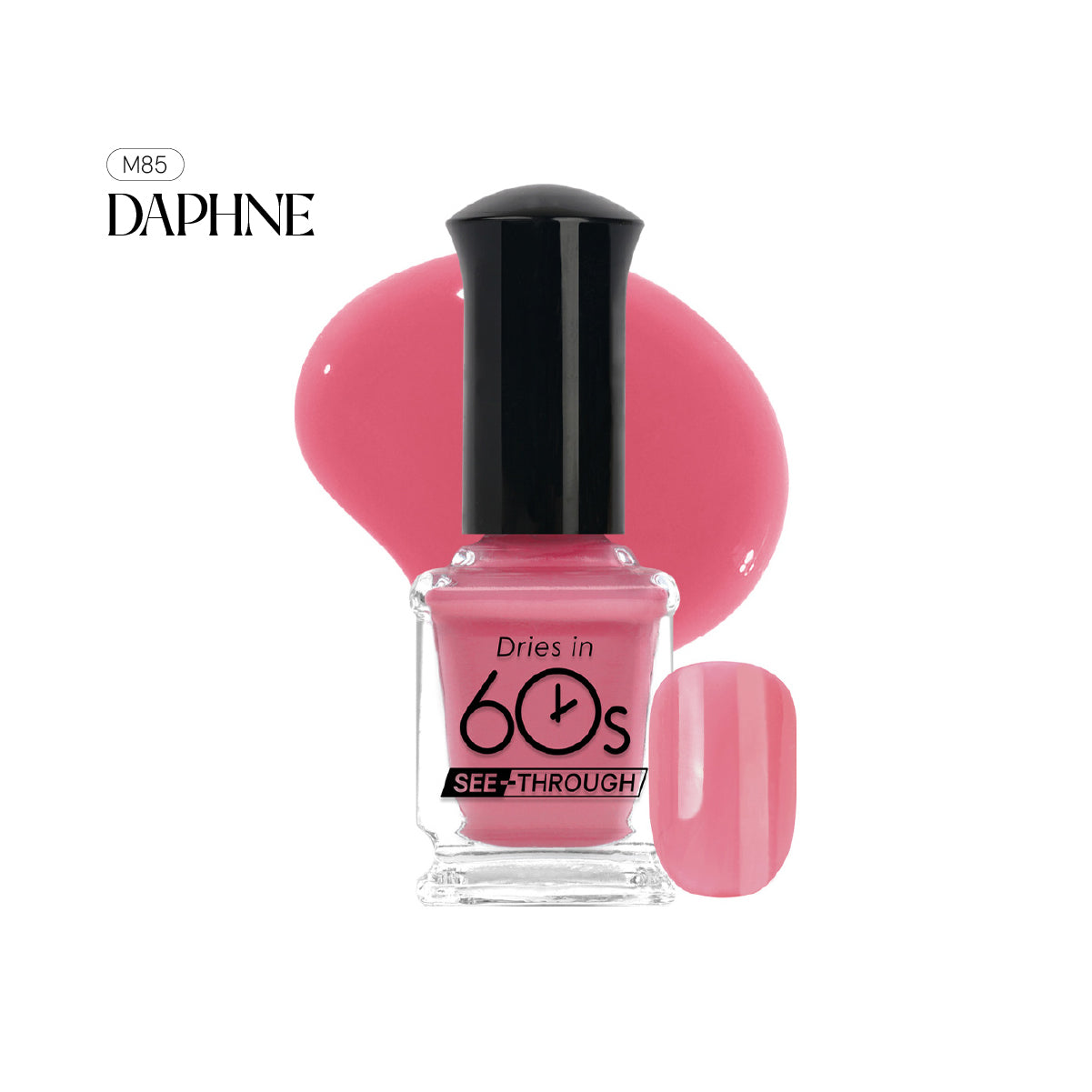 WithShyan Korea Nail Polishes Dries in 60s - See-Through Collection