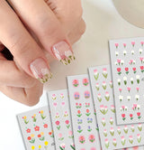 Spring Floral Tulips Stickers Bundle