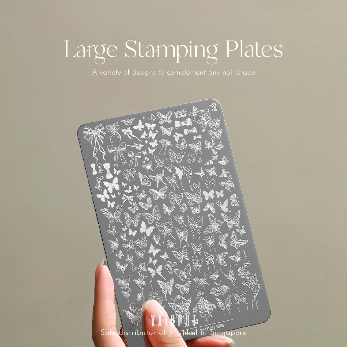 Large Nail Art Stamping Plates