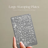 Large Nail Art Stamping Plates