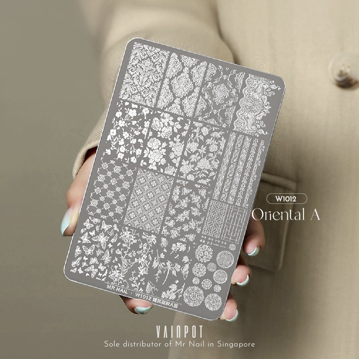 Large Nail Art Stamping Plates