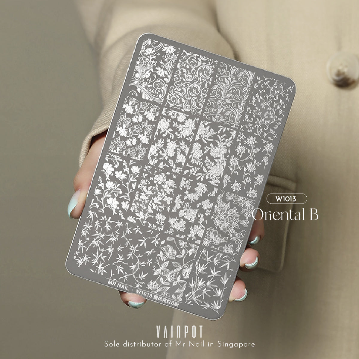 Large Nail Art Stamping Plates