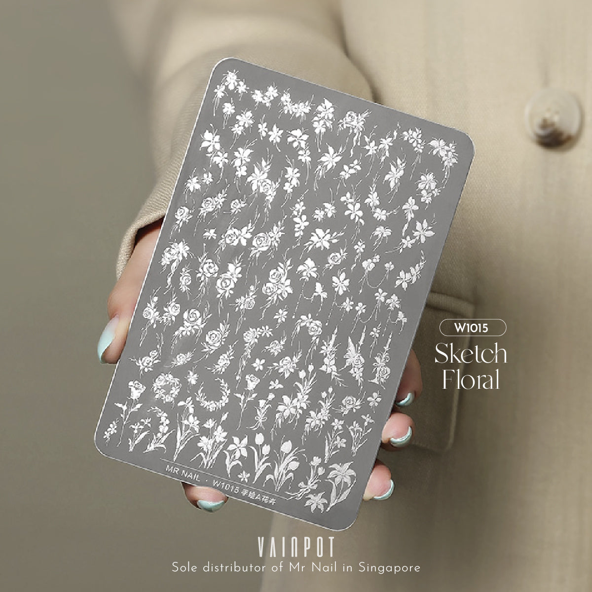 Large Nail Art Stamping Plates
